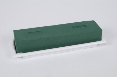 Boîte de 4 pièces de mousse florale avec base compostable, taille MEDI