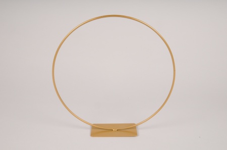Cercle en métal or D25cm