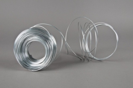 Fil aluminium argent 2mm 60m