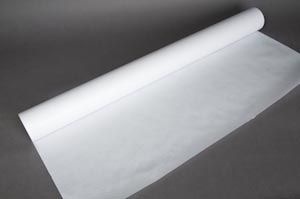 Rouleau de papier kraft blanc 80cmx50m