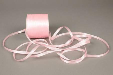 Ruban satin rose 6mm x 100m