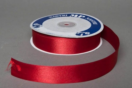 Ruban satin rouge 25mm x 50m