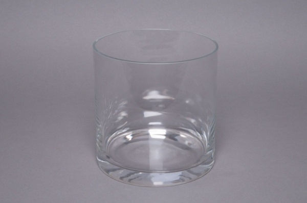 Vase en verre cylindre D25cm H25cm