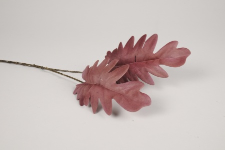 Philodendron artificiel bordeaux H51cm