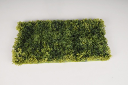 Plaque de mousse artificielle verte 25x50cm