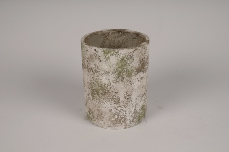 Vase en béton vieilli D14cm H18cm