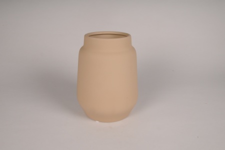 Vase en céramique nude D16cm H18.5cm
