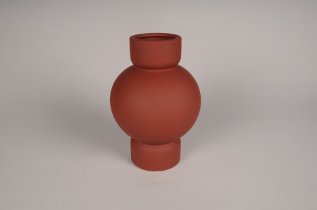Vase en céramique terracotta D17cm H25cm