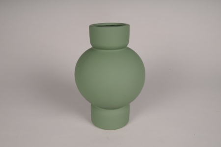 Vase en céramique vert D17cm H25cm