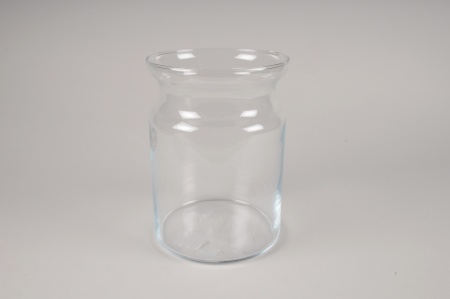 Vase bocal en verre D18cm H25cm
