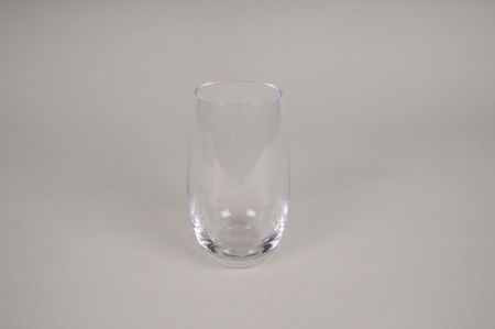 Vase en verre D7.5cm H14cm