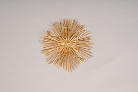 Flocon en paille naturelle D14.5cm