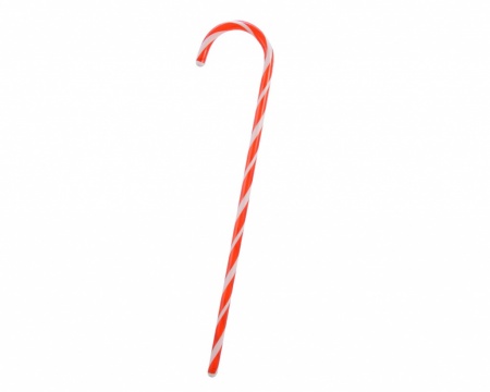 Sucre d'orge rouge et blanc H61cm