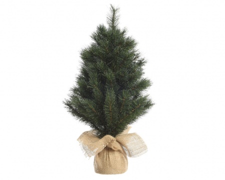 Sapin artificiel givré D58cm H90cm