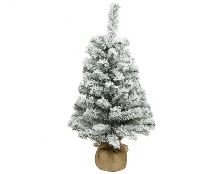 Sapin enneigé D46cm H90cm