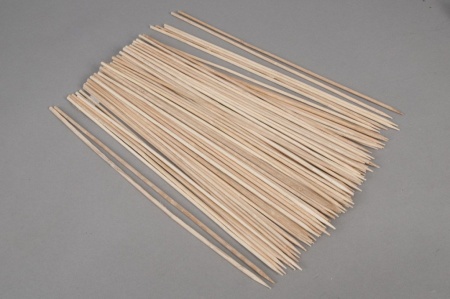 Paquet de 100 tuteurs bambou naturel 45cm