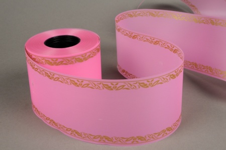 Ruban deuil rose 75mm x 50m