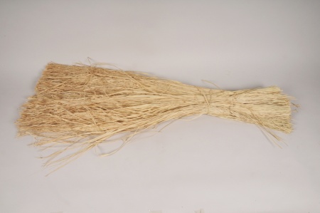 Manchon de raphia naturel 120cm