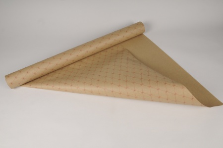 Rouleau de papier kraft naturel Noël 70cmx25m