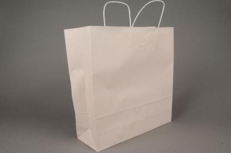 Paquet de 25 sacs kraft rose 36x12cm H41cm