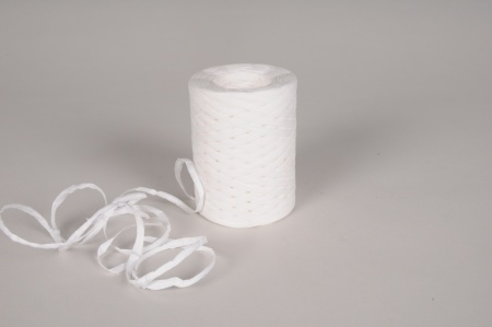 Bobine de raphia en papier blanc 200m