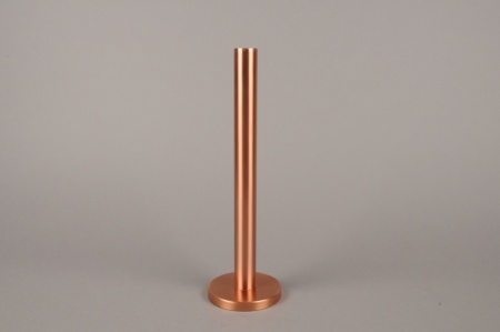 Bougeoir métal cuivre H31.5cm