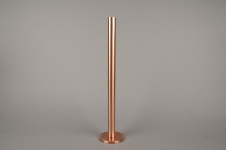 Bougeoir métal cuivre H51.5cm