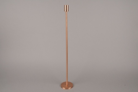 Bougeoir métal cuivre H65cm