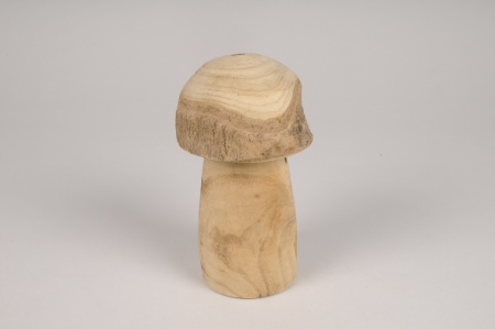 Champignon en bois D9cm H16.5cm