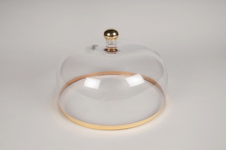 Cloche en verre D28cm H20cm