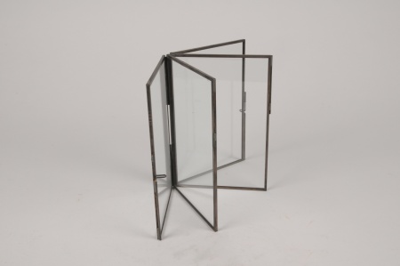 Double cadre en verre 12x18cm