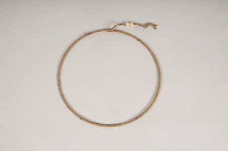 Cercle en corde naturelle D38cm
