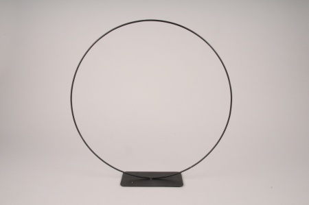 Cercle en métal noir D40cm