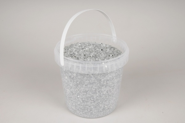 Seau 2.5L de gravier de verre miroir D1/4mm