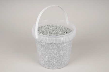 Seau 2.5L de gravier de verre miroir D1/4mm