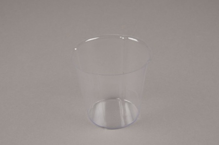 Paquet de 50 pots en plastique D8cm H7.5cm