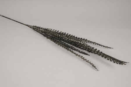 Branche artificielle noire à paillettes H85cm