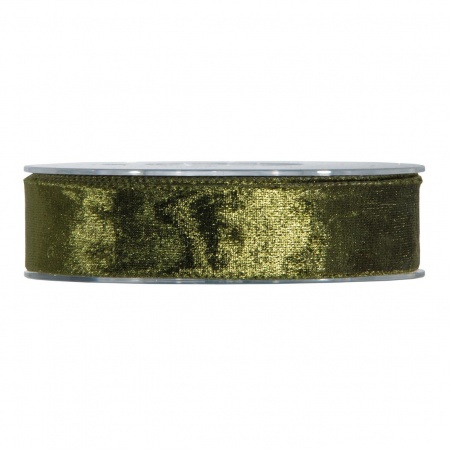 Ruban tissu vert 25mm x 10m