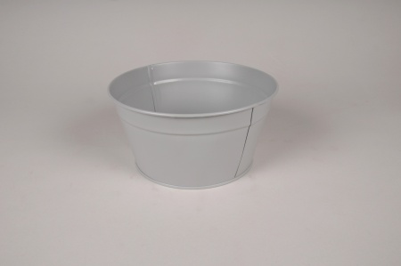 Coupe en zinc gris D19.5cm H10cm