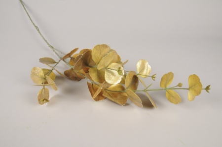 Eucalyptus artificiel doré H86cm