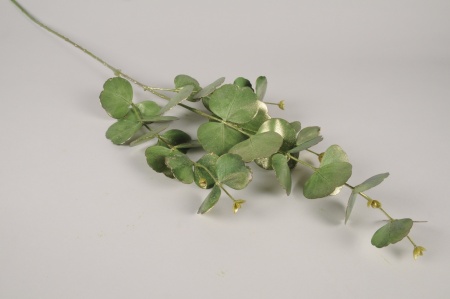 Eucalyptus artificiel vert et or H86cm