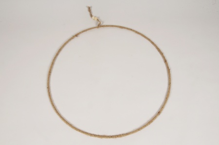 Cercle en corde naturelle D57cm