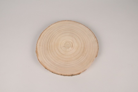 Tranche de bois naturel D30cm