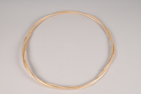 Cercle en osier clair D46cm