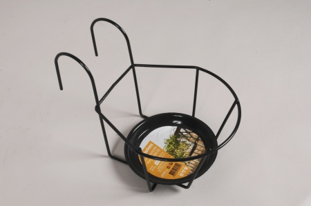 Porte pot avec soucoupe D17cm H17cm