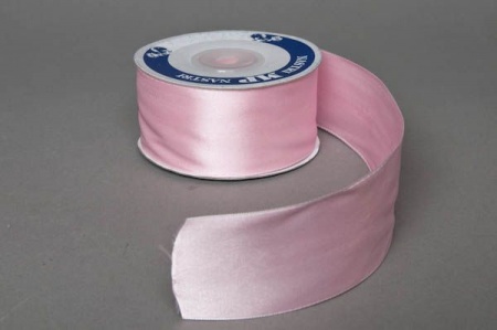 Ruban de satin rose 40mmx25m