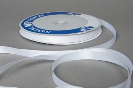 Ruban de satin blanc 12mmx100m