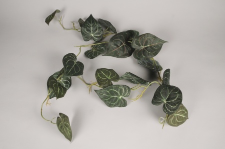 Guirlande d'anthurium artificiel vert L105cm