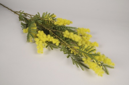 Mimosa artificiel jaune H113cm