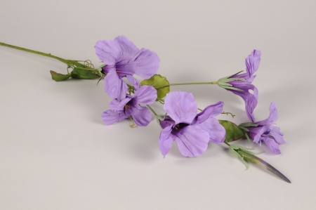 Mandevilla artificiel violet H96cm